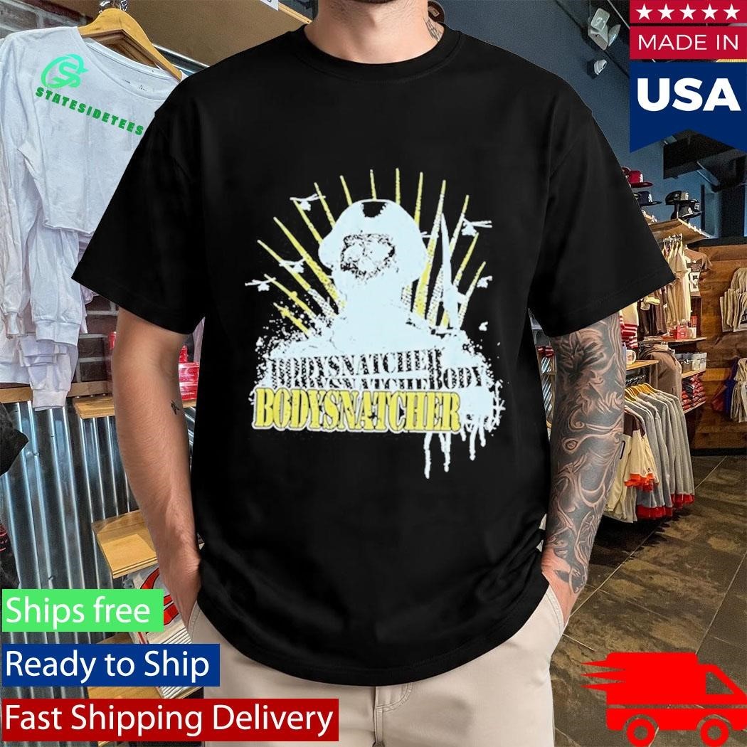 Bodysnatcher Helicopter Yellow Logo T-Shirt