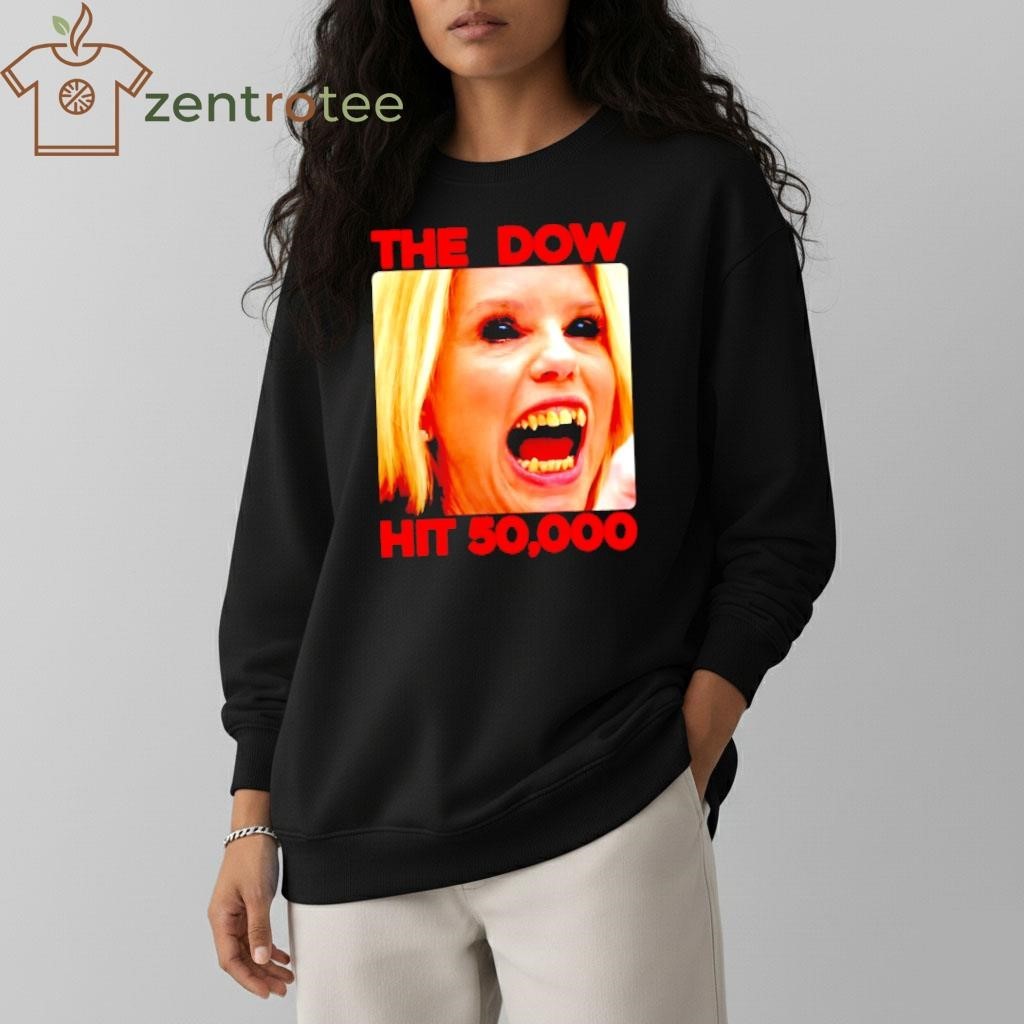 Bondi The DOW Hit 50000 meme evil Pamela Reif tee