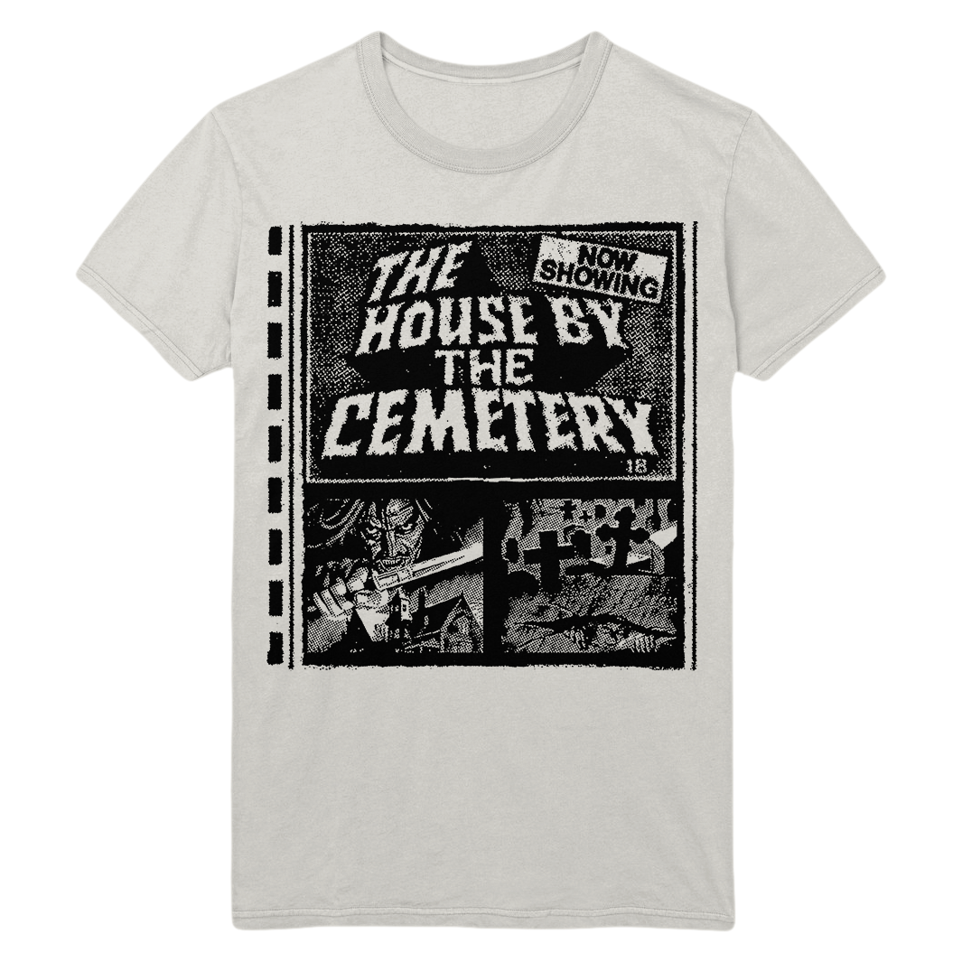 House by the Cemetery: UK Newspaper Ad (Vintage White) T-Shirt