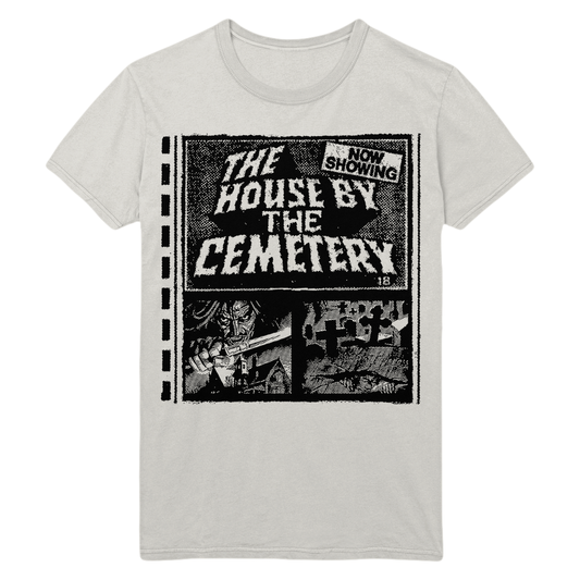 House by the Cemetery: UK Newspaper Ad (Vintage White) T-Shirt