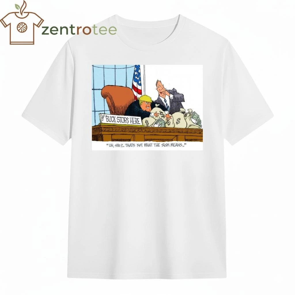 Buck stops here Trump tee