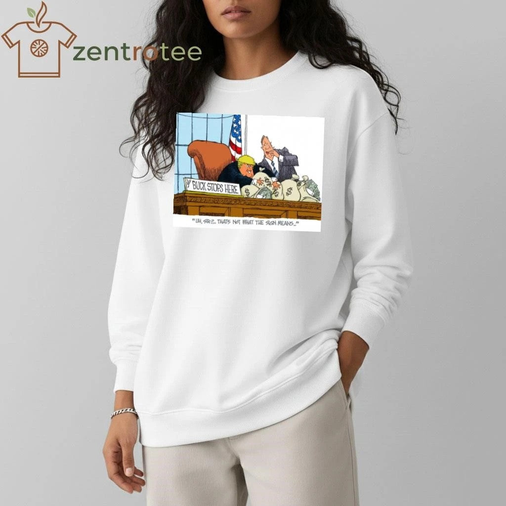 Buck stops here Trump tee
