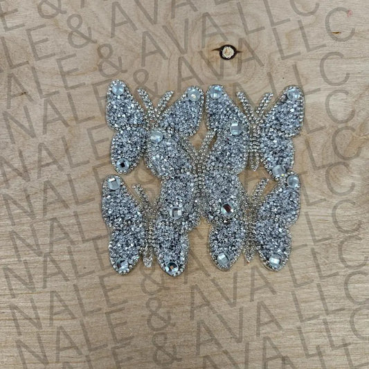 Butterfly Rhinestone Hat Patch (1 Patch)