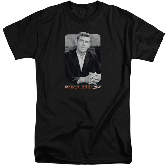 Andy Griffith Classic Andy Mens Tall T Shirt Black