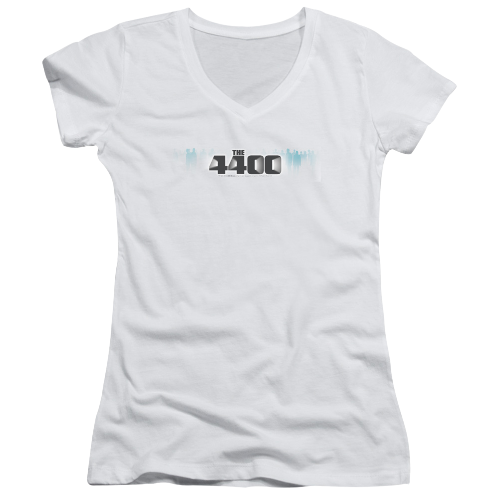 4400, The The 4400 Logo - Juniors V-Neck T-Shirt