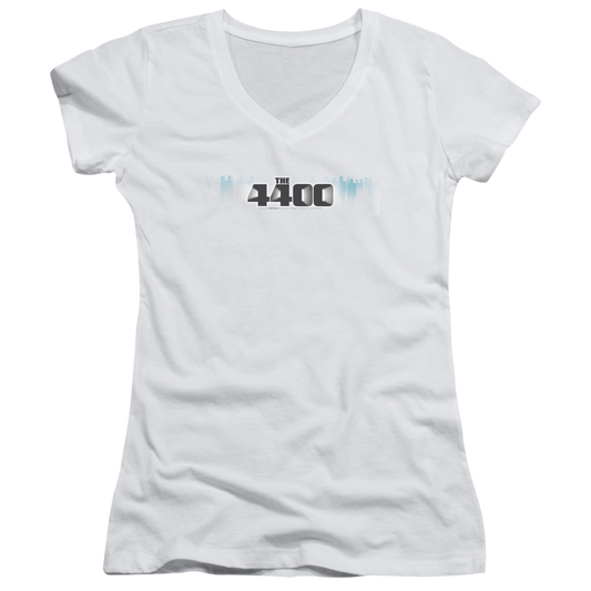 4400, The The 4400 Logo - Juniors V-Neck T-Shirt