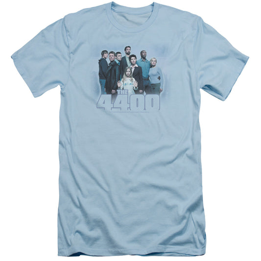 4400 by the Lake Slim Fit Mens T Shirt Light Blue