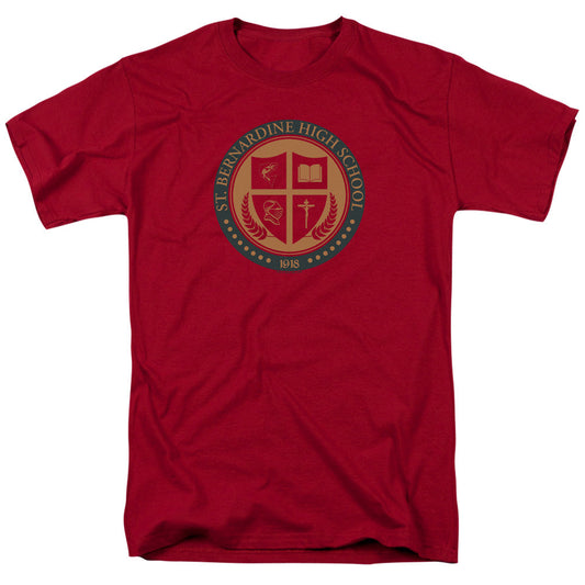 American Vandal St Bernardine Seal Mens T Shirt Cardinal
