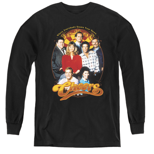 Cheers Group Shot - Youth Long Sleeve T-Shirt