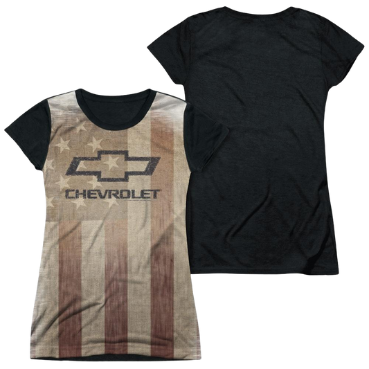 Chevrolet American Pride - Juniors Black Back T-Shirt