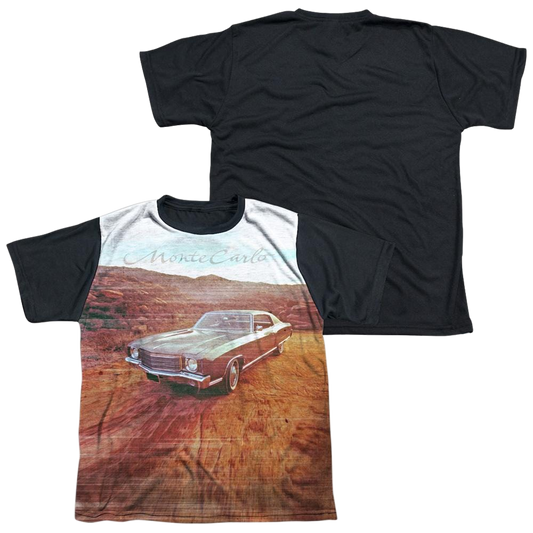 Chevrolet Monte Carlo Old Photo - Youth Black Back T-Shirt (Ages 8-12)