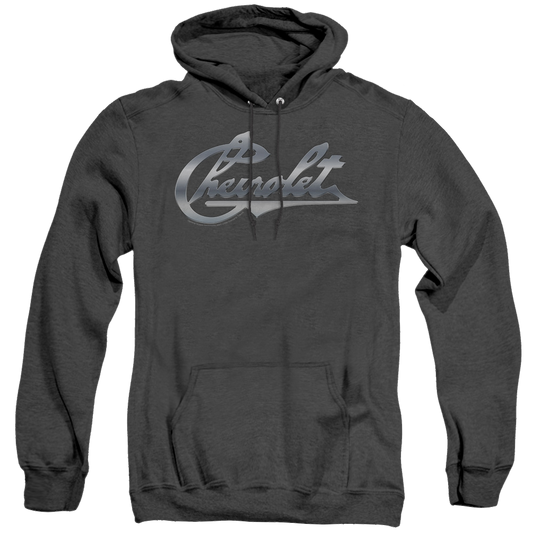 Chevrolet Chrome Vintage Chevy Bowtie - Heather Pullover Hoodie