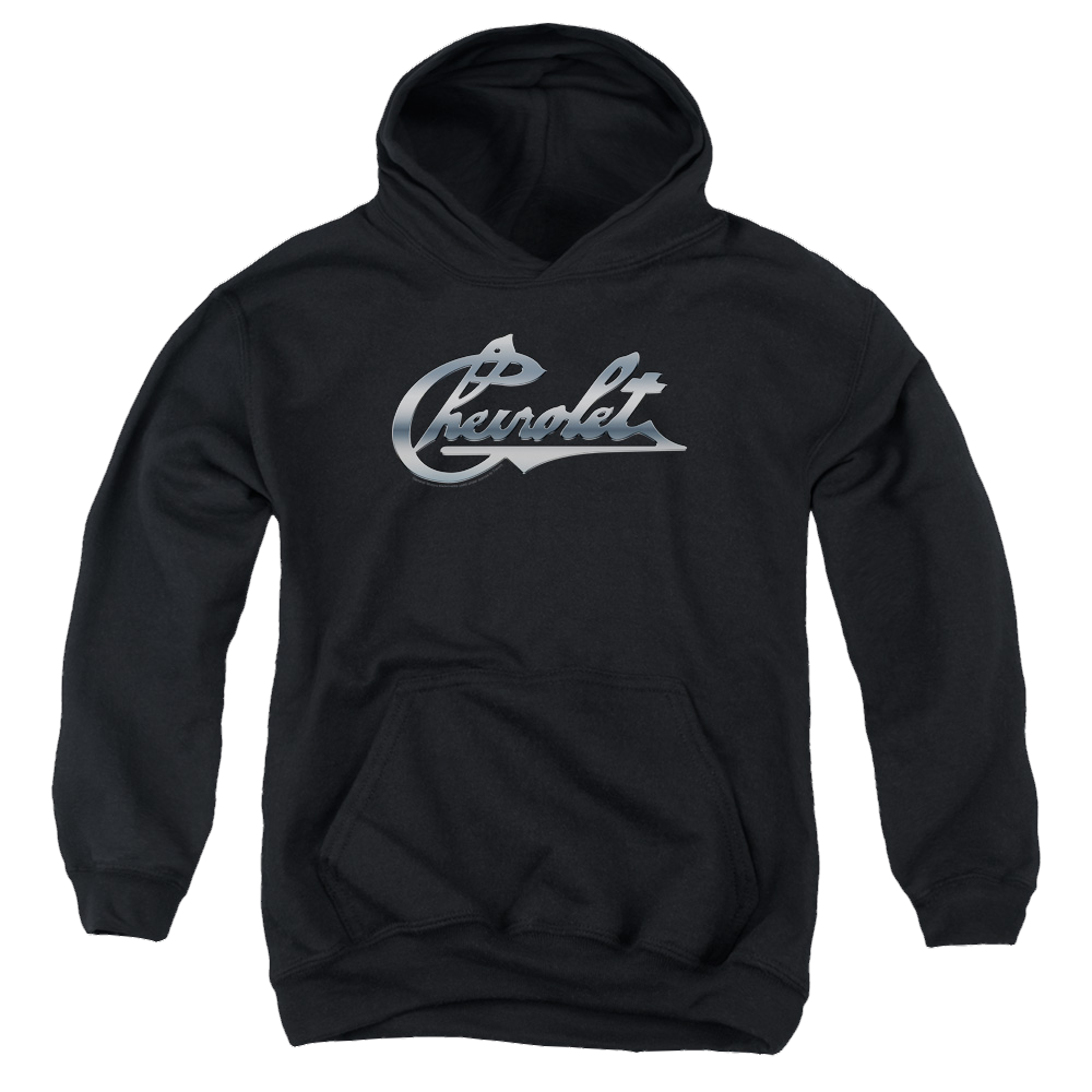 Chevrolet Chrome Vintage Chevy Bowtie - Youth Hoodie (Ages 8-12)