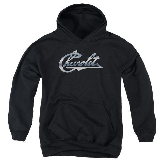 Chevrolet Chrome Vintage Chevy Bowtie - Youth Hoodie (Ages 8-12)