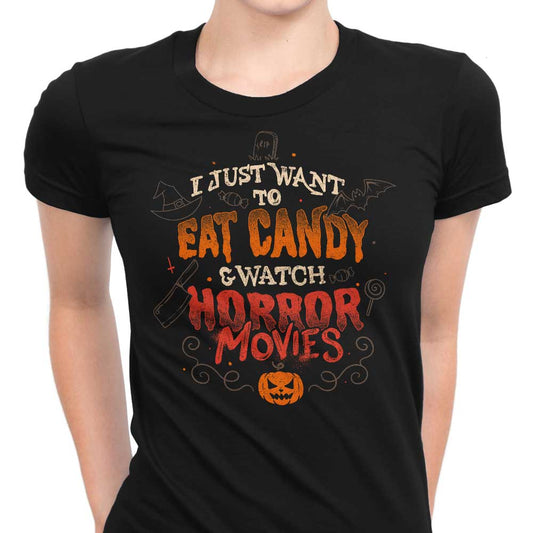 Candy and Horror Movies - Women's Apparel