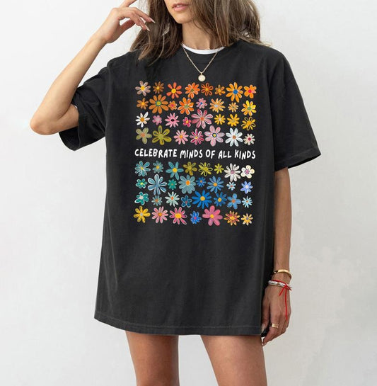 Celebrate Minds of All Kinds Shirt, Autism Awareness Shirt, Neurodiversity Shirt, Sped Teacher Shirt, Special Education Teacher Tee, Autism Mom Sweatshirt