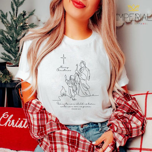 Christmas Christian Shirt, Isaiah 9:6 Christmas Shirt, Christmas Holy Night Tee, Xmas Christian Tee