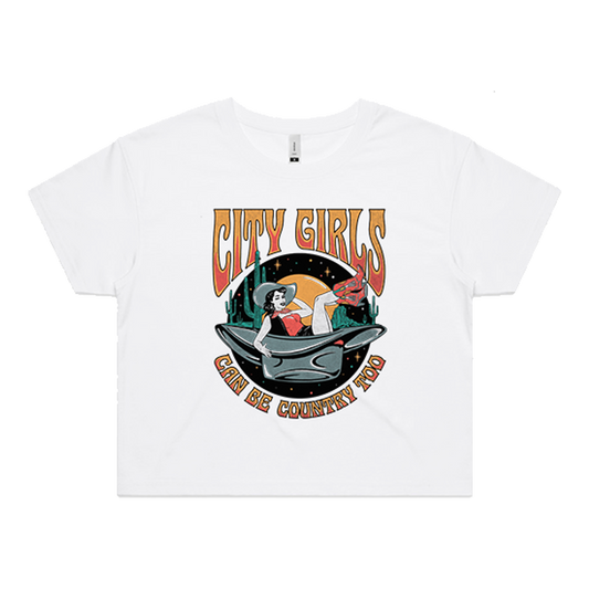 "City Girls" Crop T-Shirt