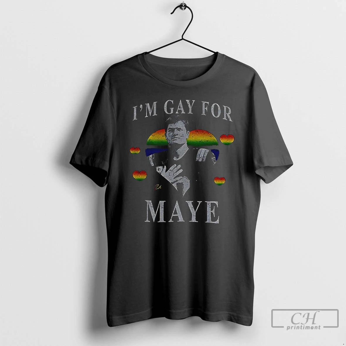 Classic Drake Maye New England Patriots I Am Gay For Maye Lgbt Pride T Shirts Hoodie, Sweatshirt | VibeTeeNation.com