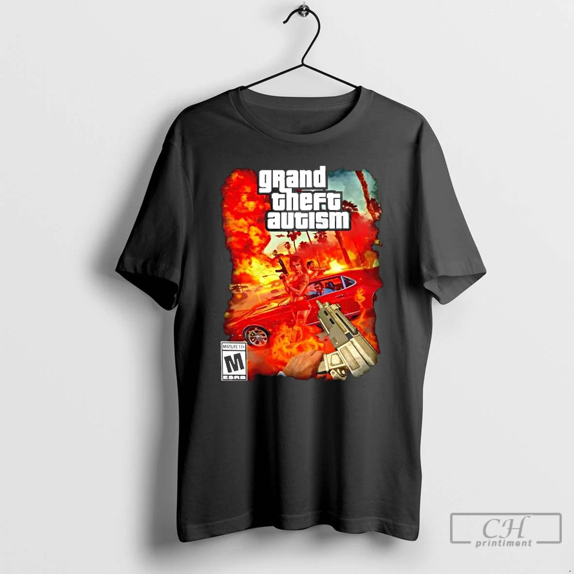 Classic Grand Theft Autism Grand Theft Auto T-Shirts, Hoodie, Sweatshirt | VibeTeeNation.com