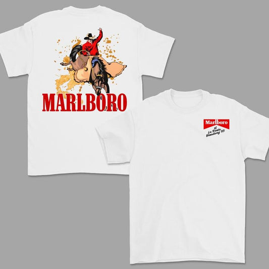 Classic Marlboro Cowboy Wild West T-shirt, birthday gift. casual shirt. gift for men and women