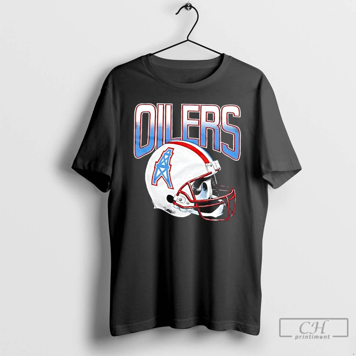 Classic Oilers Football Gradient Football Helmet T-Shirts, Hoodie, Sweatshirt | VibeTeeNation.com