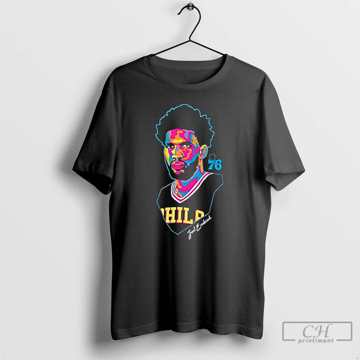 Classic Philadelphia 76ers Joel Embiid Artist Design T-Shirts, Hoodie, Sweatshirt | VibeTeeNation.com