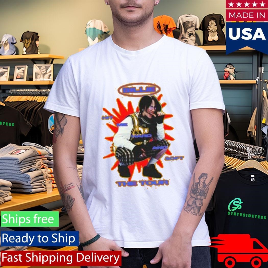 Color Burst Hit Me Hard And Soft The Tour Gold T-Shirt