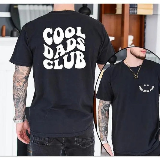 Cool Dads Club Shirt Front and Back Printed, Dad Club Tshirt, Fathers Day Gift, Dad Gift, Dad T Shirt