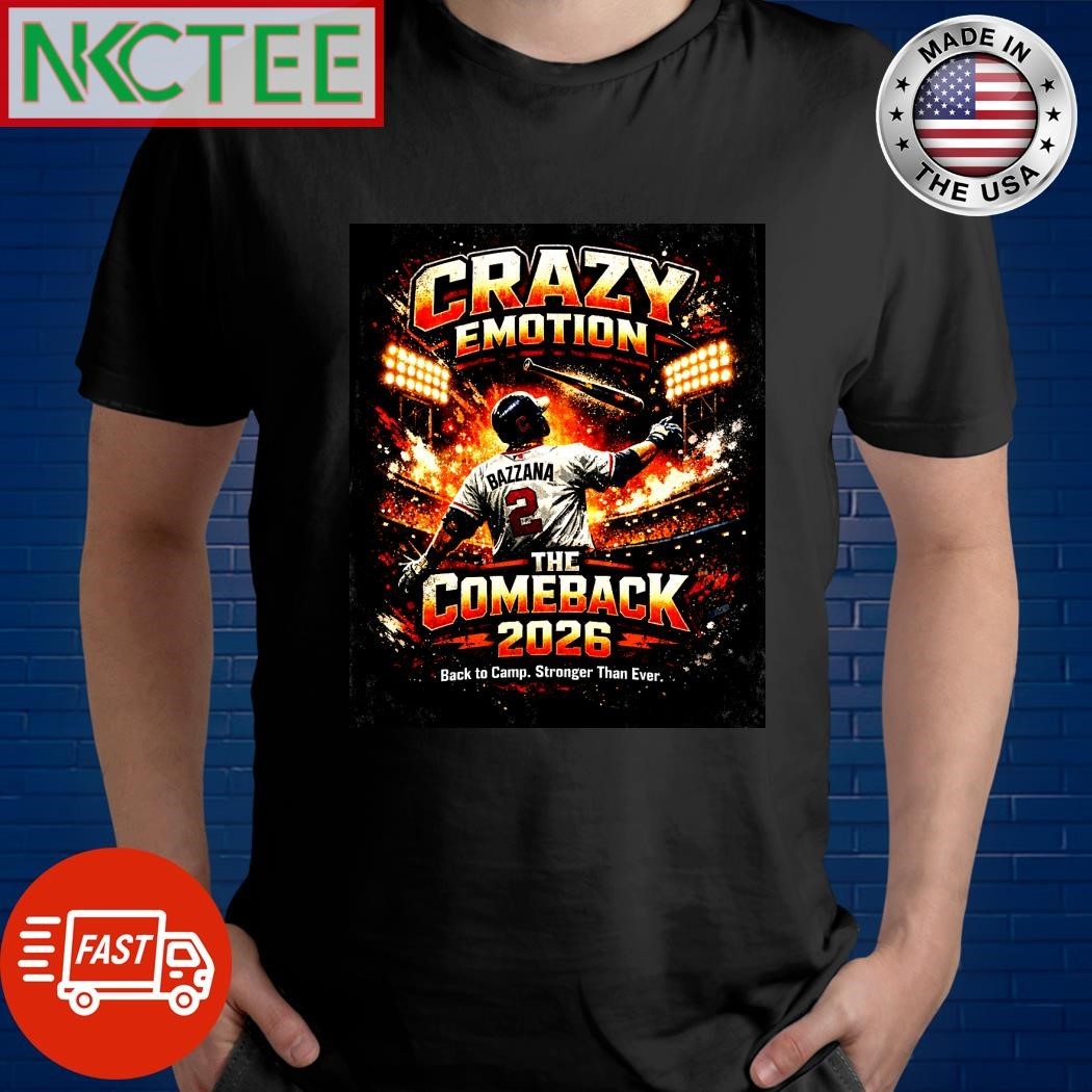 Crazy Emotion Comeback 2026 Baseball Graphic Tee