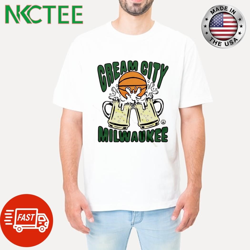 Cream City Milwaukee basketball beer shirt
