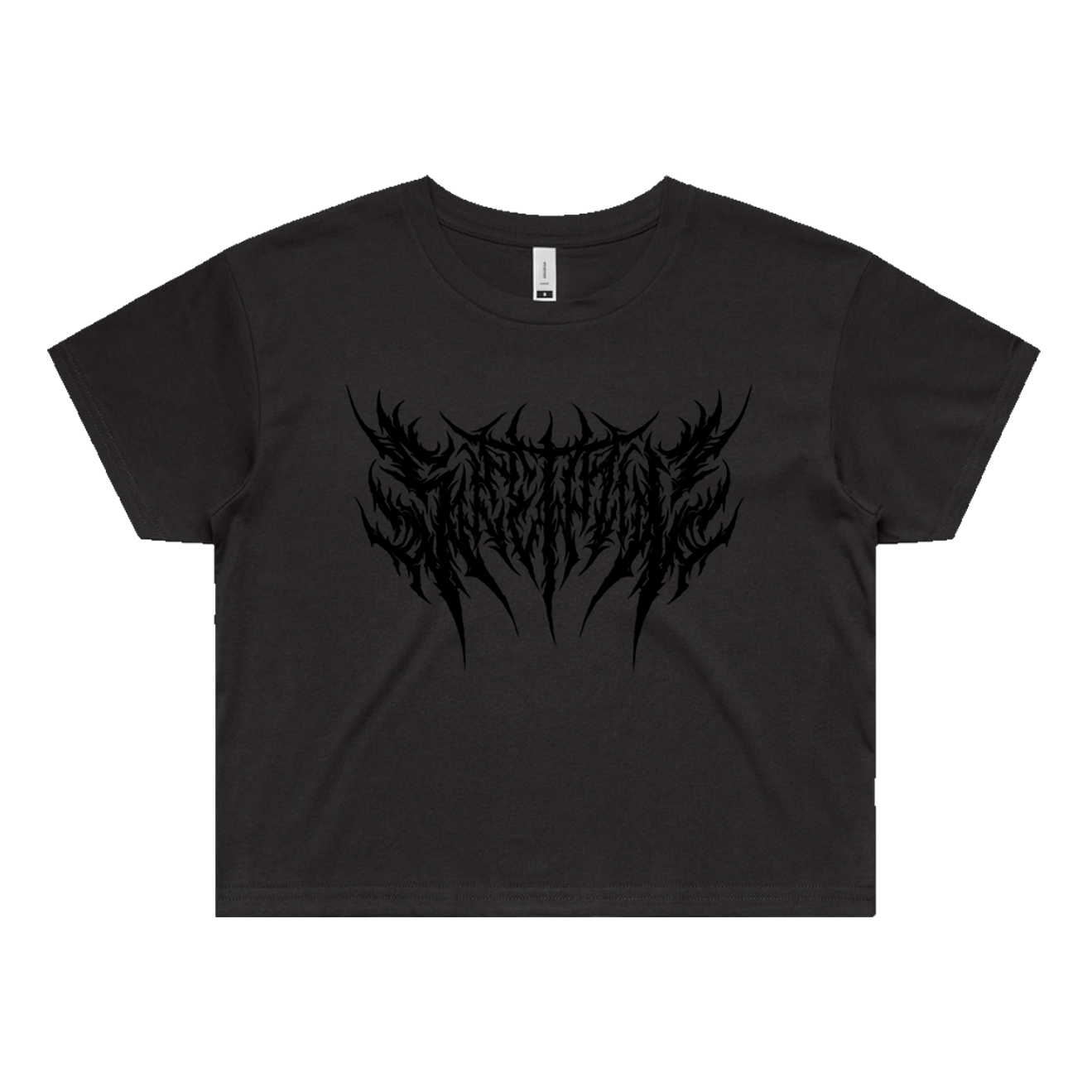 "Metal Logo" Crop T-Shirt