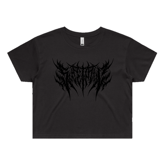 "Metal Logo" Crop T-Shirt