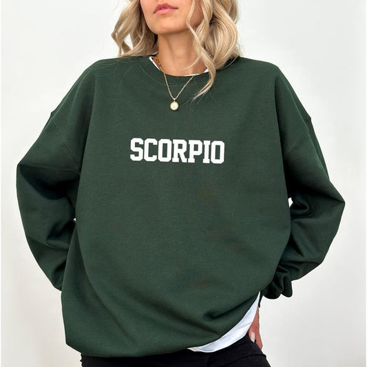 Custom Zodiac Sweatshirt, Astrology Lovers Apparel, Personalized Zodiac Crewneck, Women's Top, Womenswear, Soft Cozy Fabric Sweatshirt