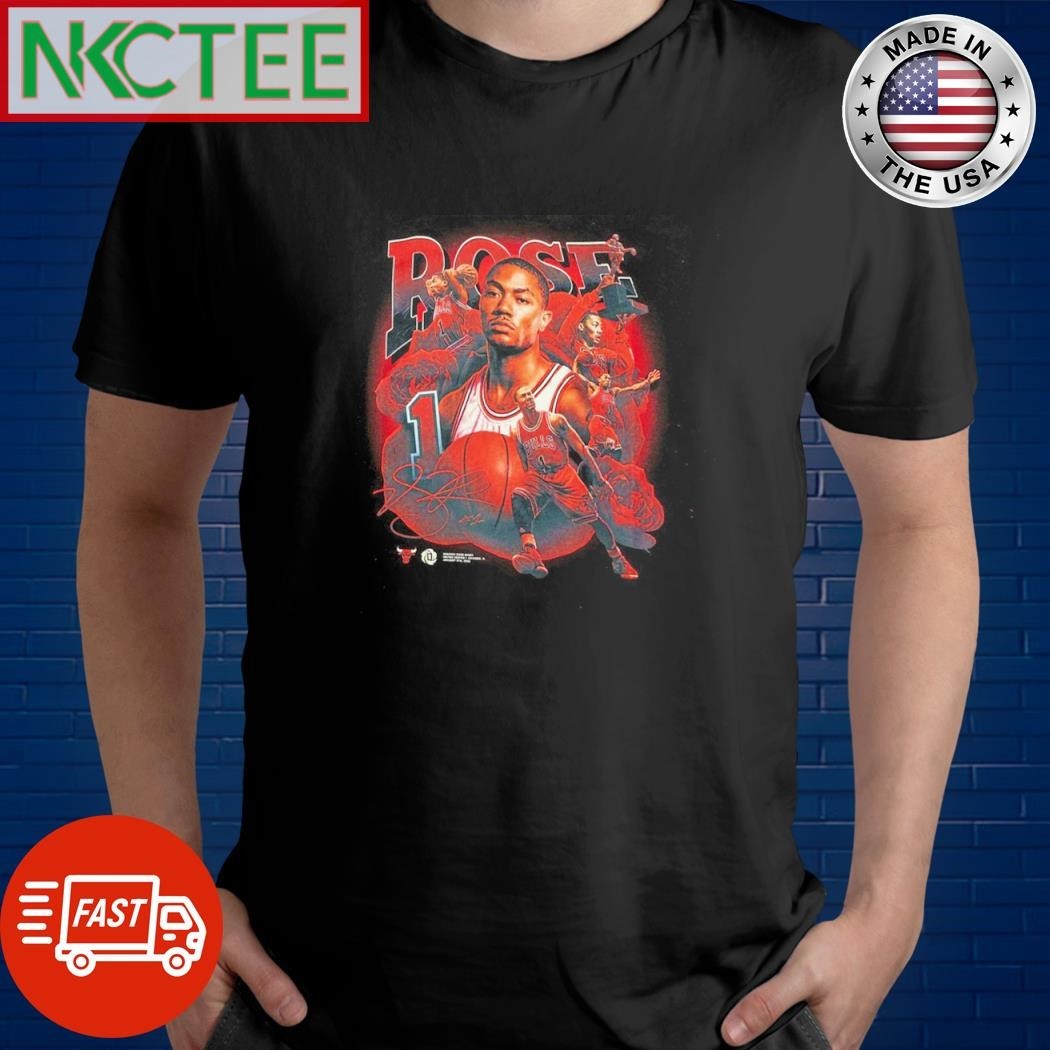 Derrick Rose Chicago Bulls 1 signature vintage shirt