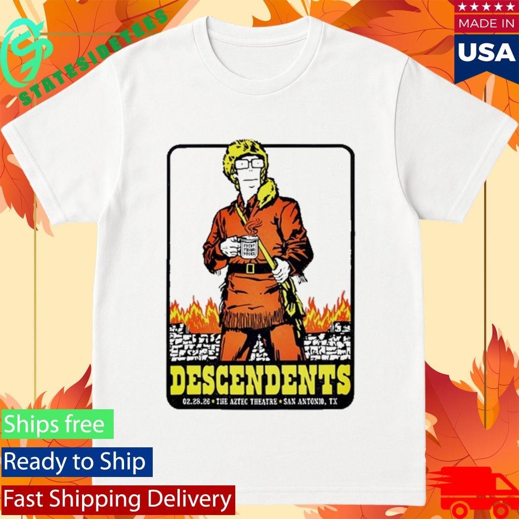 Descendents Feb 28 2026 Aztec Theatre in San Antonio TX Shirt