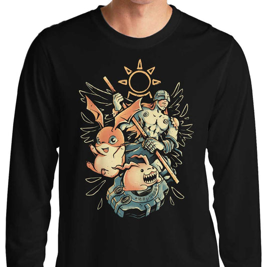 Digital Hamster Evolution - Long Sleeve T-Shirt