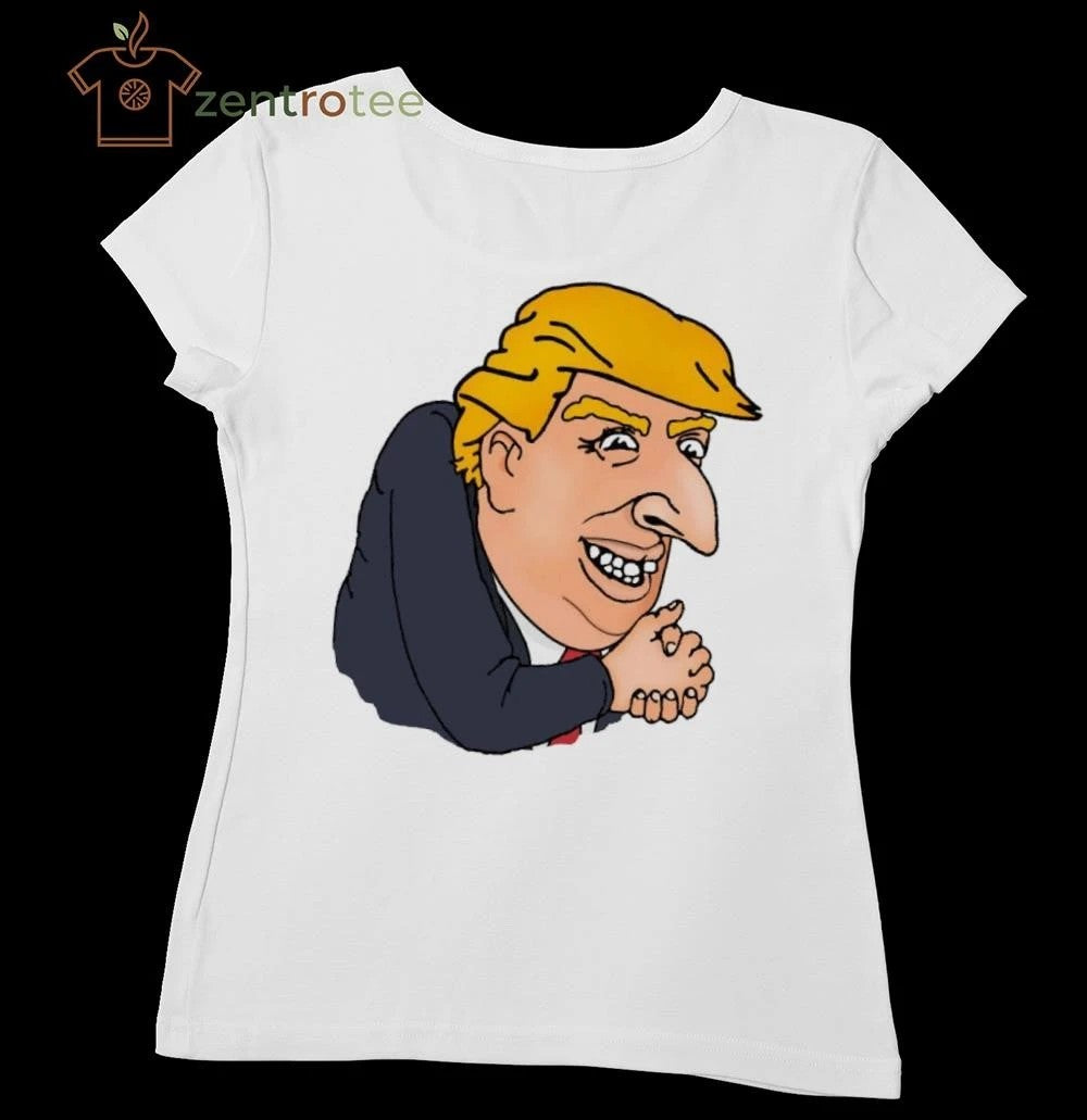 Draws Trump like a cool boss fight meme tee