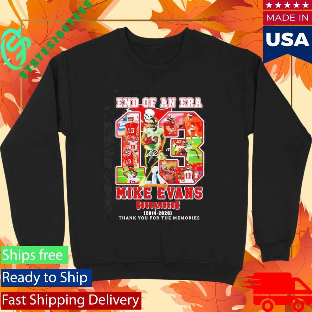 End Of An Era Mike Evans Tampa Bay Buccaneers 2014 2026 thank you for the memories Shirt