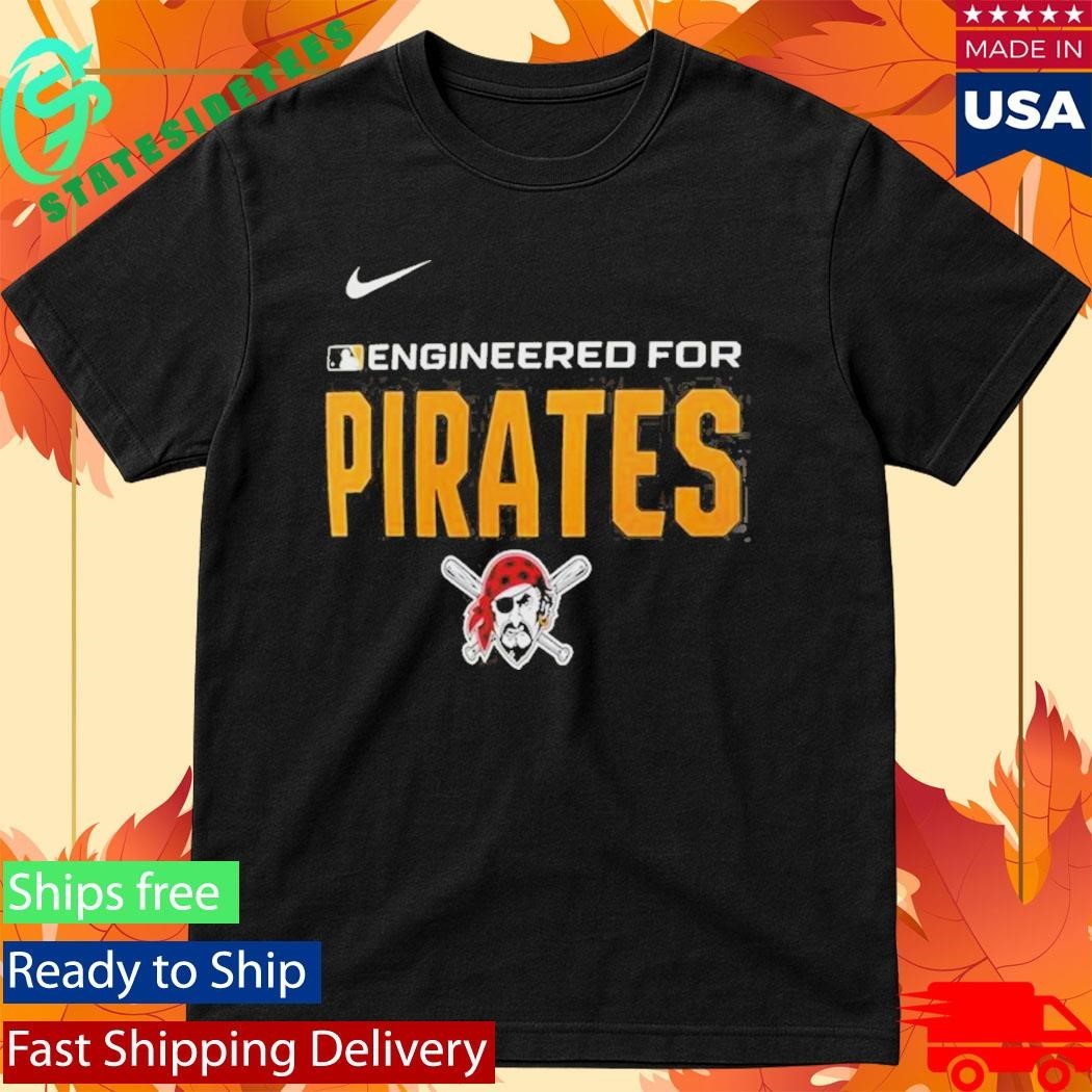 Engineered For Pittsburgh Pirates MLB 2026 Logo T-Shirt