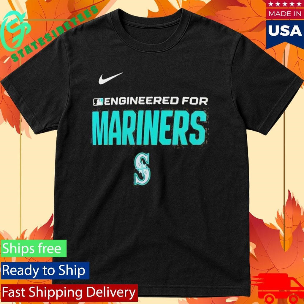 Engineered For Seattle Mariners MLB Logo 2026 T-Shirt