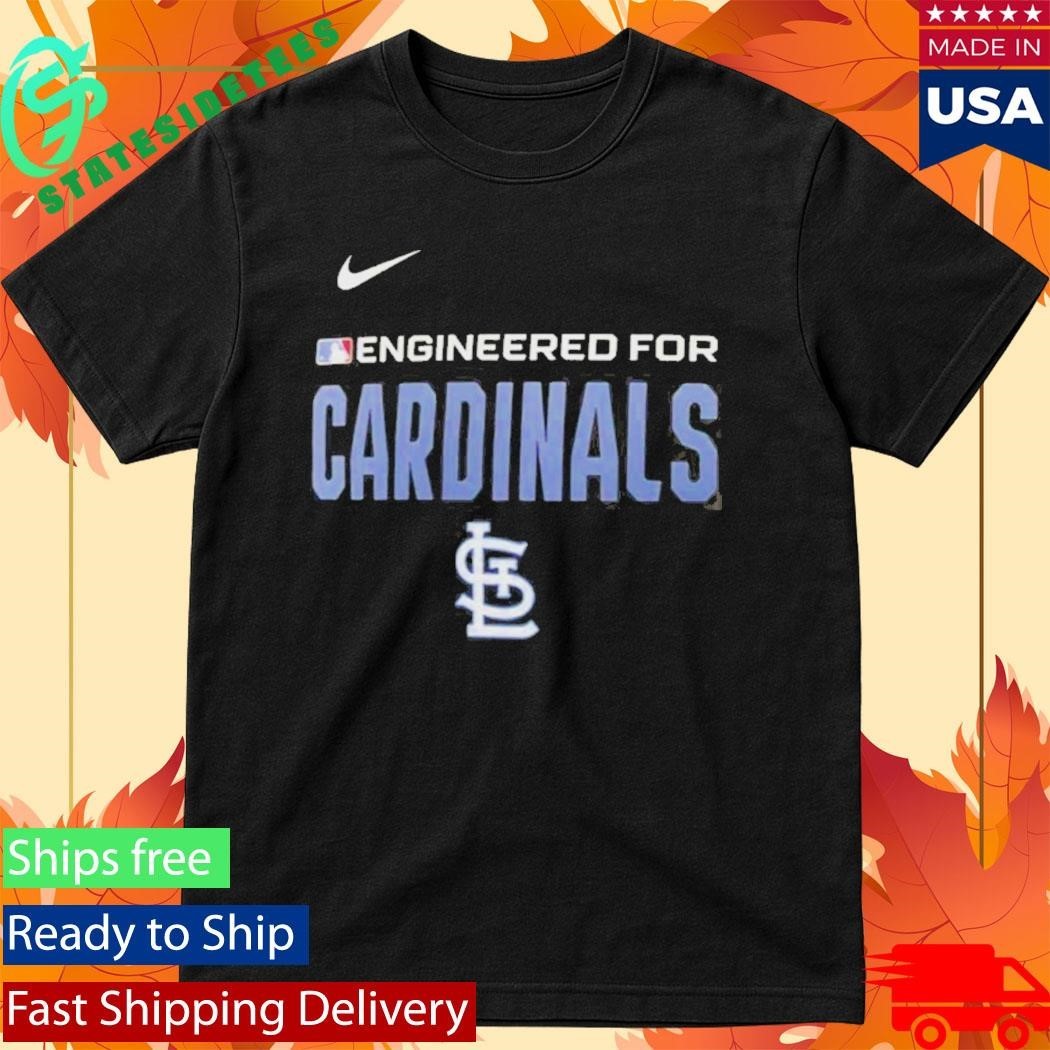 Engineered For St Louis Cardinals MLB 2026 Logo T-Shirt