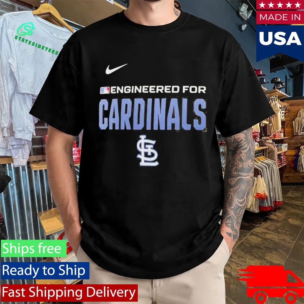 Engineered For St Louis Cardinals MLB 2026 Logo T-Shirt