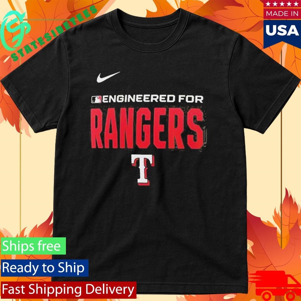 Engineered For Texas Rangers MLB Logo 2026 T-Shirt