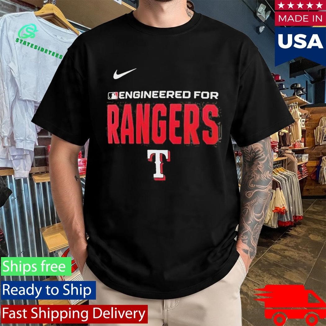 Engineered For Texas Rangers MLB Logo 2026 T-Shirt