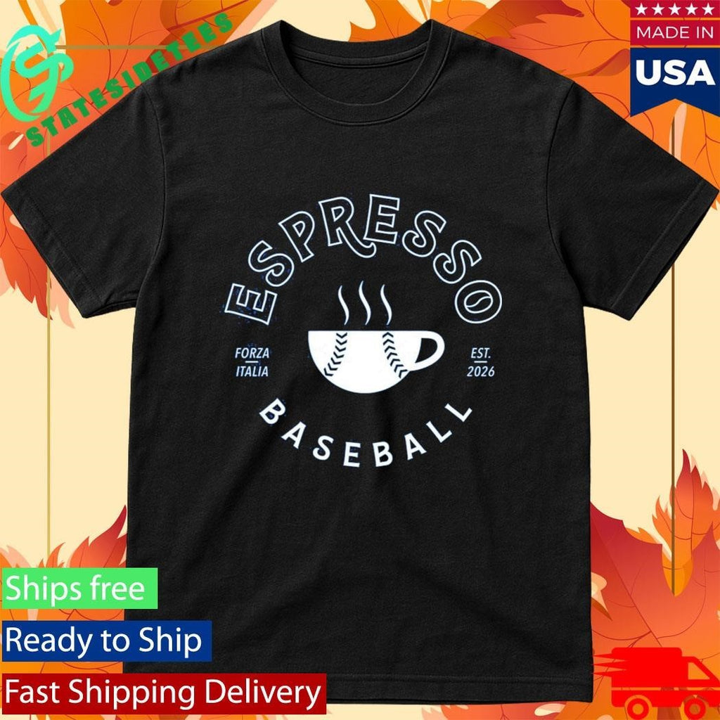 Espresso Baseball Forza Italia Est 2026 Shirt