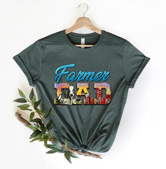 Farm Dad Shirt, Farming Shirt, Farmer Shirt, Farmer Grandpa Gift, Positive Farm Shirt, Funny Farm Shirt, Farmer Gift,Father Day Gift