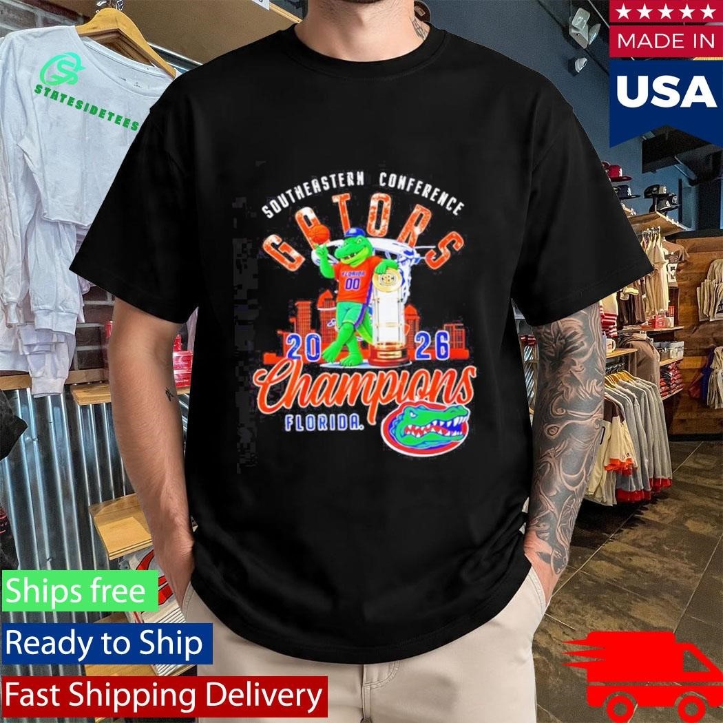 Florida Gators Southeastern Conference Champions 2026 mascot Shirt