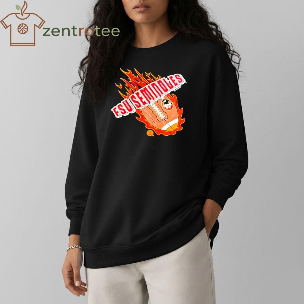 Florida State Seminoles Fsu Seminoles Football fire ball shirt