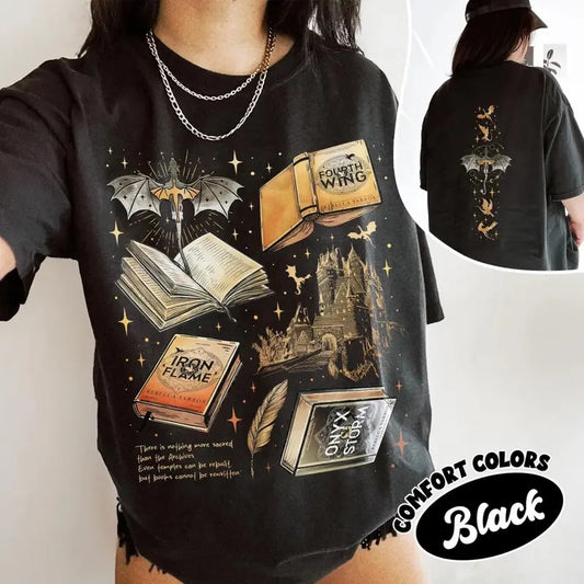 Fourth Wing Sweatshirt, Wing Leader Shirt, Fourth Wing Xaden Tee Shirt, Dragon Rider Shirt, Violet Sorrengail, Onyx Storm Shirt, Rebecca Yarros Merch, Bookish Gift